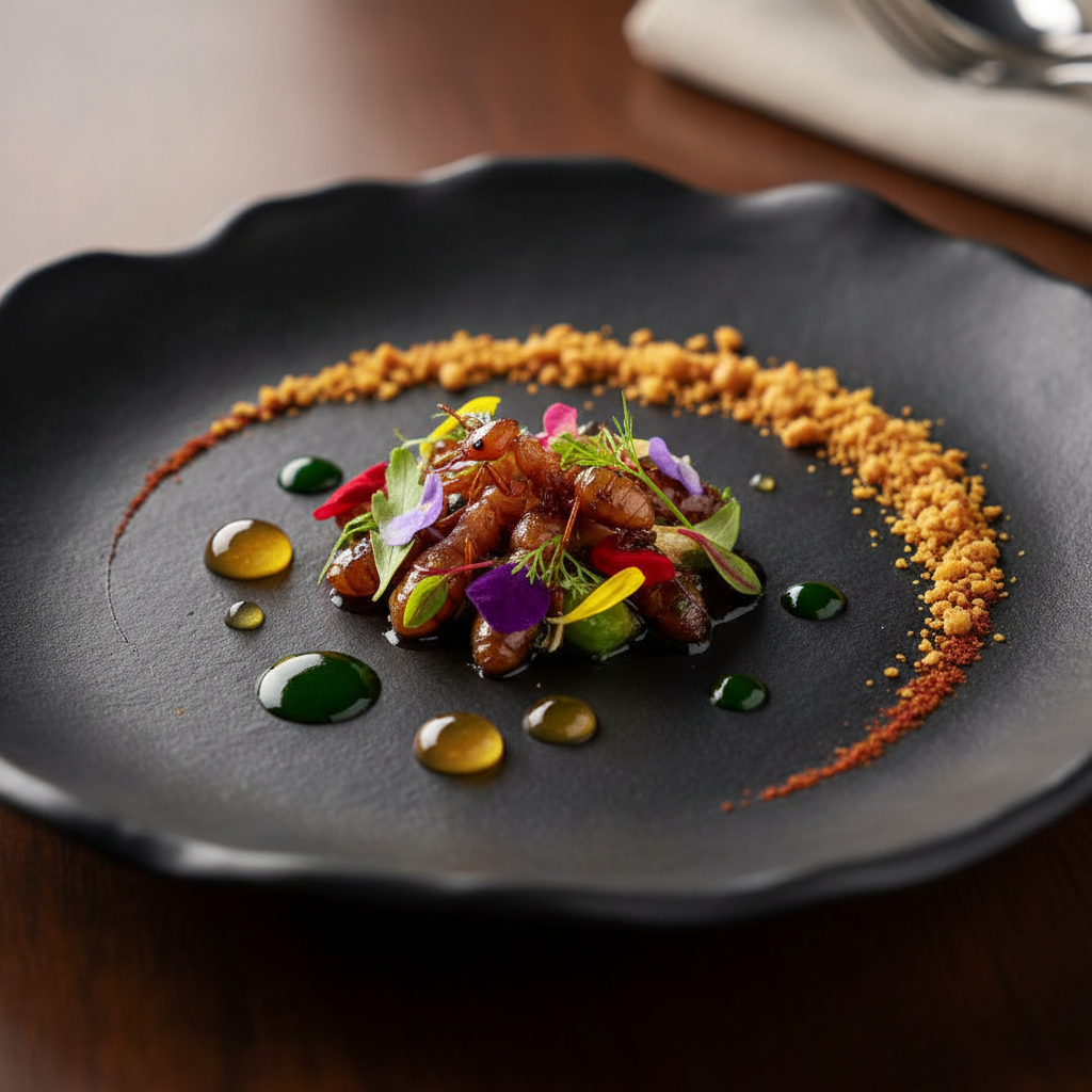 Alta cocina santandereana con estética editorial